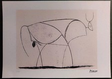 Picasso Litografia Su Carta