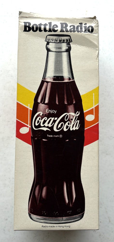 Bottiglia coca cola 1979 radio - bottiglia,