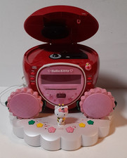 Sveglia digitale lettore CD Hello Kitty AM/FM vintage Apple Radio testata leggi