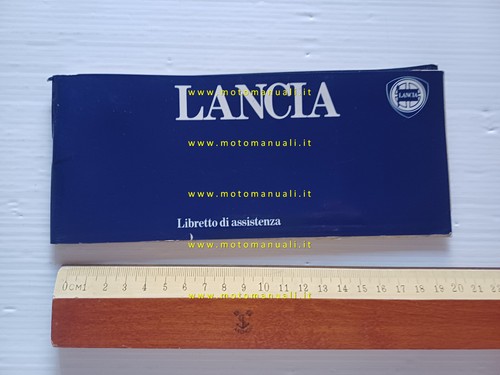 Lancia libretto garanzia usato