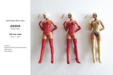 Statuina in resina - 120 mm - 1:14 circa - montata + parzialmente dipinta - "DASHA" - Hella