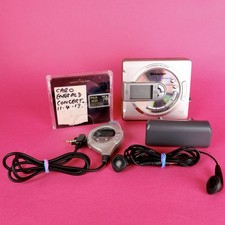 SHARP MINIDISC RECORDER Lettore MD MS701H Con Telecomando - Batteria Auricolari