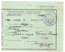 Trasporti militari ferrovia - militari,