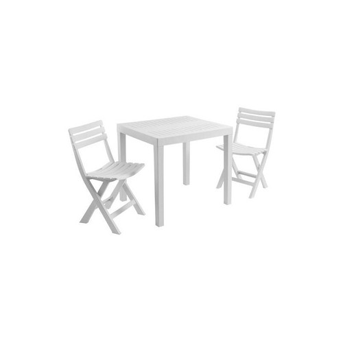 Set tavolo sedie bianco - 2,