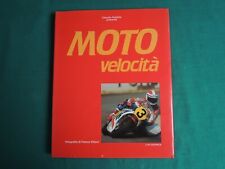 L68-CLAUDIO RODELLA- MOTO VELOCITA' -FOTOGRAFIA CIRCUITO CASCO GARA TUTA ROSSO