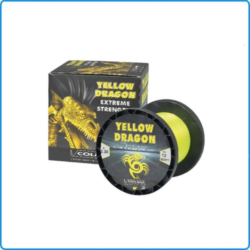 Lenza pesca nylon yellow - lenza,