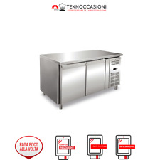 Tavolo refrigerato 2 sportelli 136x70x86 nuovo professionale