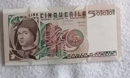 Banconota 5000 lire antonello - 5000,