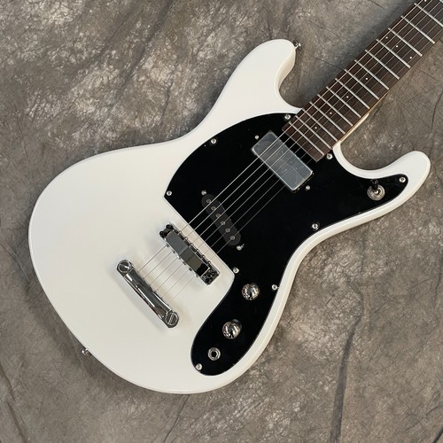 White mosrite chitarra - white,