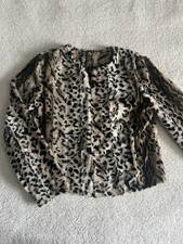 Cappotto leopardato pelliccia