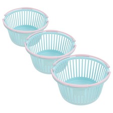  3 Pcs Ceste Plastica Porta