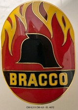 VIGILI DEL FUOCO FREGIO POMPIERI STABILIMENTI CHIMICI FARMACEUTICI BRACCO MILANO