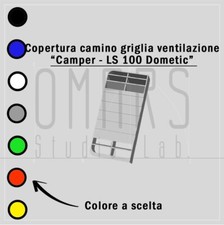 1x Coperchio Tappo Camino Griglia ventilazione camper grille Dometic LS 100