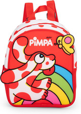 PIMPA - Zainetto Ufficiale Pimpa, Mini Zaino in Morbido Neoprene Con Ricami, Ide