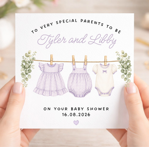 Biglietto baby shower - baby,