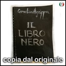 libro antico nero di magia pratica stregoneria occultismo esoterismo agrippa set