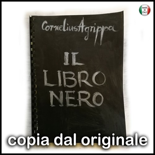 Libro antico nero magia - nero,