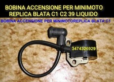 BOBINA ACCENSIONE PER MINIMOTO REPLICA BLATA C1 C2 39 LIQUIDO 