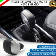 POMELLO LEVA CAMBIO A 5 MARCE NERO E GRIGIO IN ABS PER CITROEN C4 CACTUS