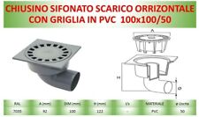 Chiusino sifonato SCARICO