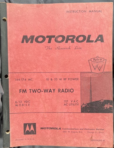 Radio epoca motorola fm - radio, d'epoca