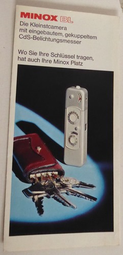 Minox depliant microcamera - depliant,