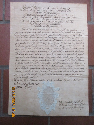 Reliquia attestato ordine - reliquia,