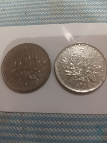 1971 1973 francia franchi 2 - ,