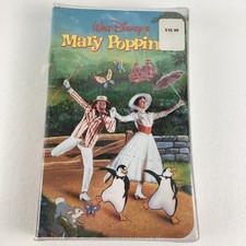 Disney Mary Poppins VHS Tape Julie Andrews Dick Van Dyke Vintage New Sealed 
