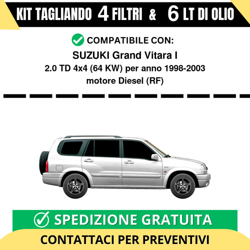 Tagliando per suzuki grand - tagliando,