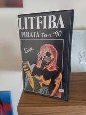 Cassetta VHS Litfiba Pirata tour 1990