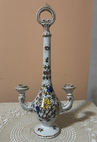 Candelabro ceramica deruta - candelabro,