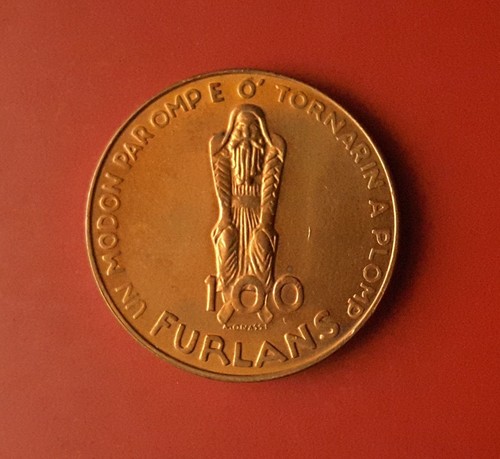 Medaglia 100 furlans - 100,