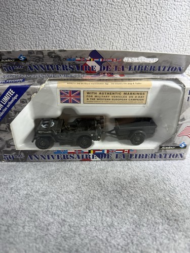 Solido 4494 jeep trailer - 4494/55,