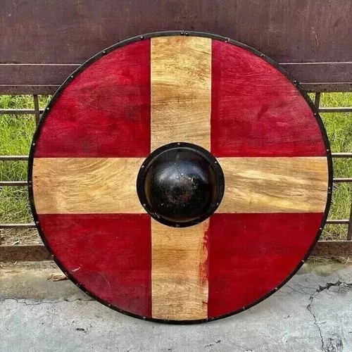 Medieval warrior shield round - medieval,