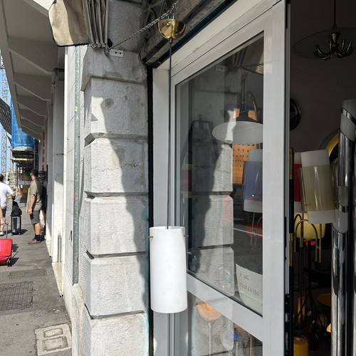 Lampada sospensione 60s vetro - sospensione,