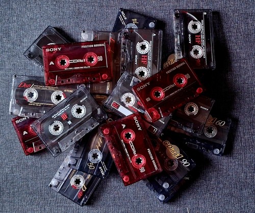 Lotto pcs audiocassette - 20,