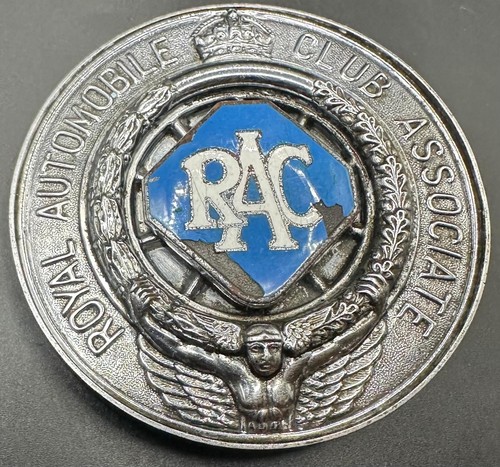 Vintage rac car badge - vintage,