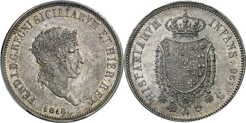 Napoli 120 grana - grana, 1818