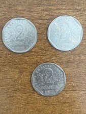 Lotto 3 Monete: 2 Franchi