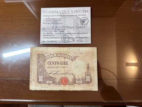 Regno italia lire 100 - regno,