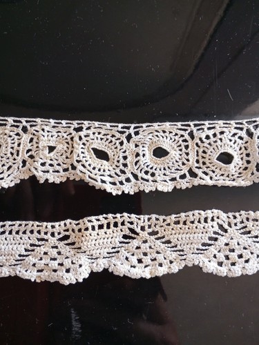 Coppia bordo uncinetto bianco - coppia,