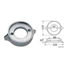 Osculati anodo alluminio - anodo,