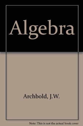 Algebra archbold j w - -, archbold,