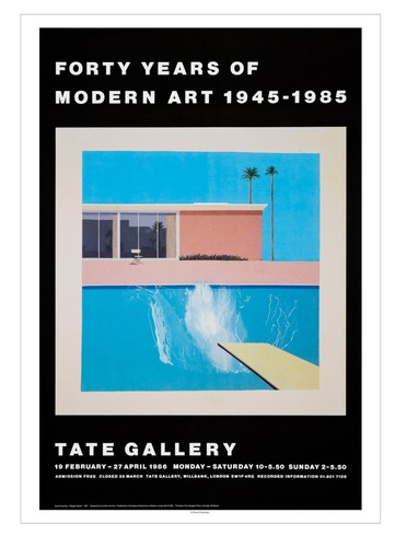 Poster mostra david hockney - poster,