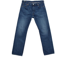 jeans LEVI'S leather label W36 L34 Usato (Cod.M2551) denim pantalone uomo levis