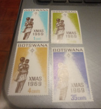Botswana 1969 Natale set completo MNH