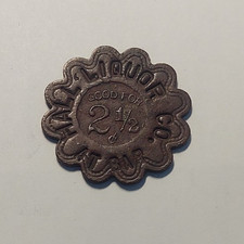 RARO gettone 21/2 ¢ Hall