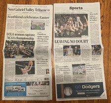 SAN GABRIEL TRIBUNE 6 APRILE