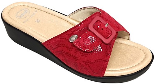 Scholl ciabatte mango pelle - ciabatte,